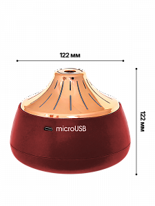 Увлажнитель воздуха для дома Огонёк OG-HOM02 Красный/золото